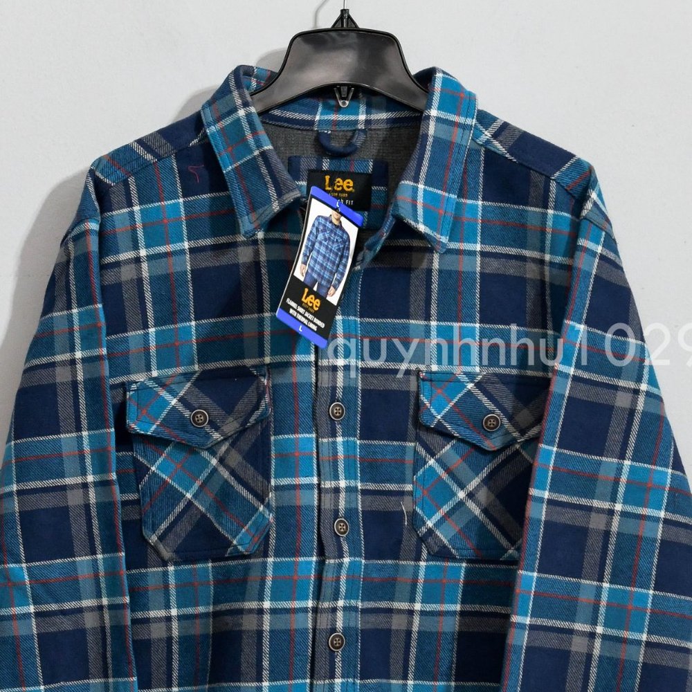 Lee Men’s Flannel Shirt Jacket - Picture 4 of 8